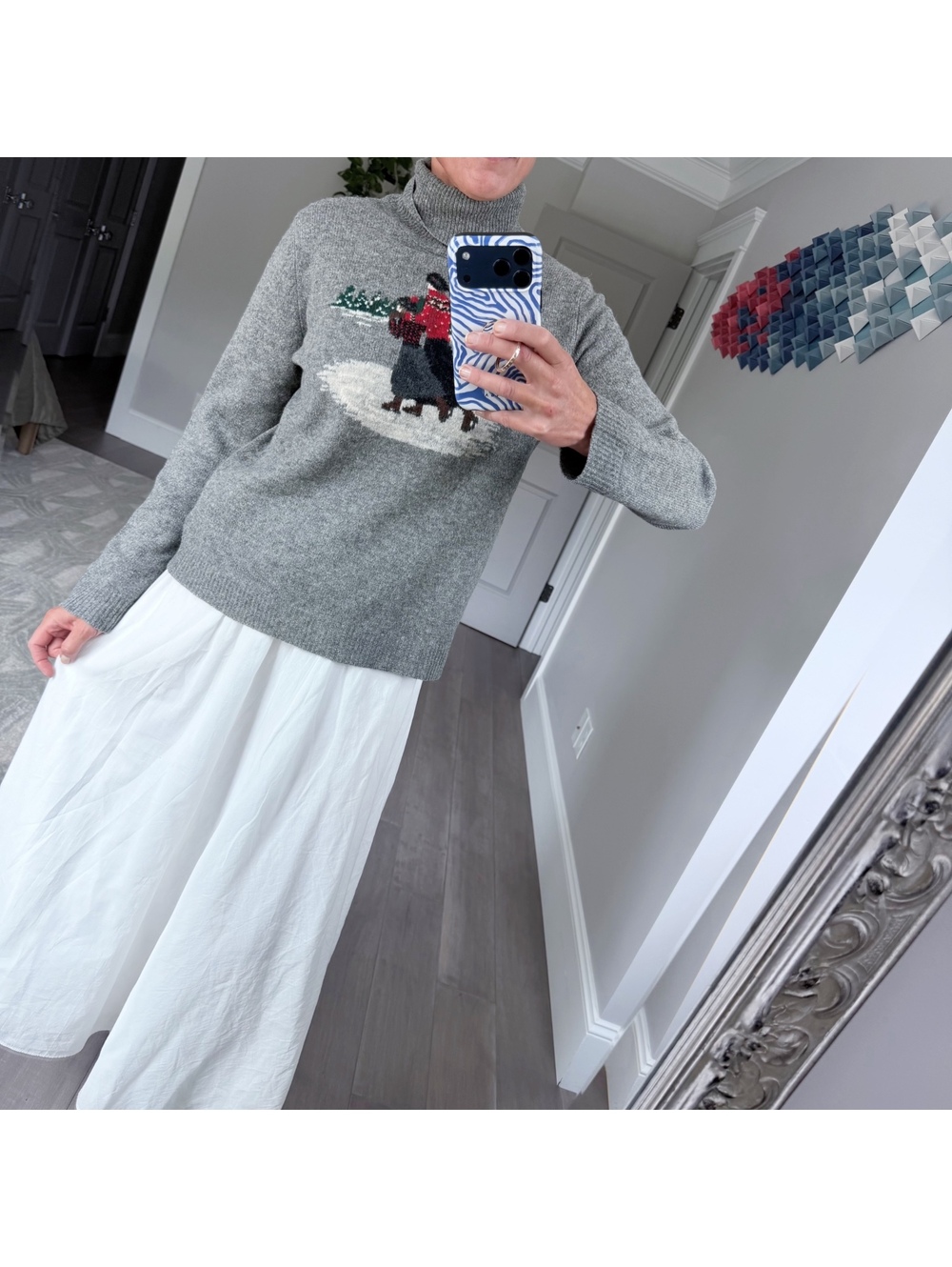 Rare Vintage Lauren Ralph Lauren Lambswool Sweater | Ice Skating Size M